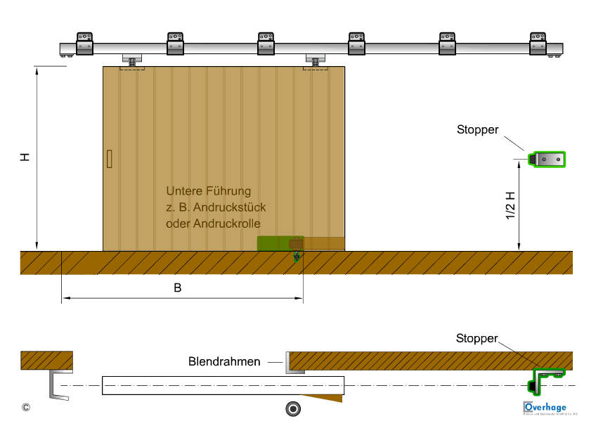 Bauanleitung / Bausatz Schiebetor